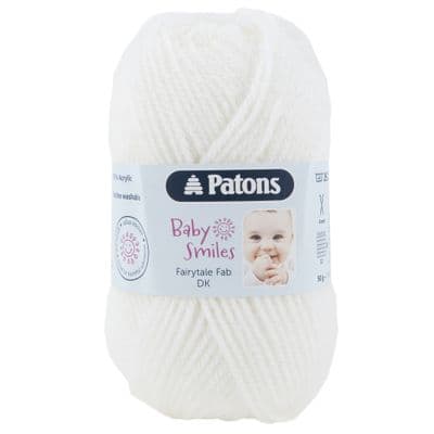 Patons Fairytale Fab DK Yarn 1001 White