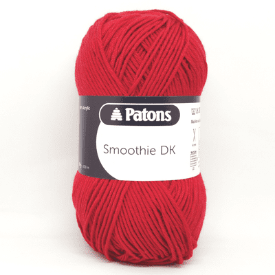 Patons Smoothie DK Yarn 1035 Red