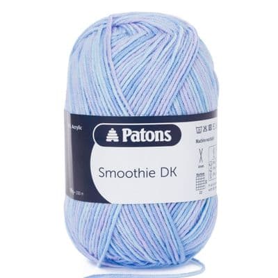 Patons Smoothie DK Yarn 2102 Blue Mix