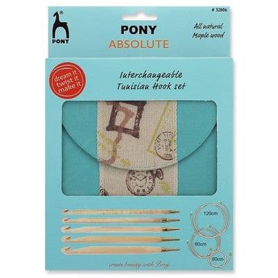 Pony ABSOLUTE Tunisian Crochet Hook Set