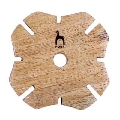 Pony Braid Star Wooden Gadget