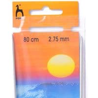 Pony Circular Knitting Needles Pins 80cm x 2.75mm