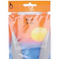 Pony Circular Knitting Needles Pins 80cm x 25mm
