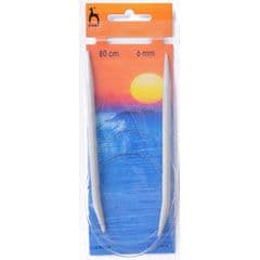 Pony Circular Knitting Needles Pins 80cm x 6.0mm