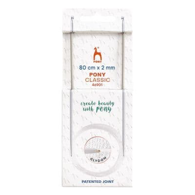 Pony Circular Tunisian Crochet Hooks Double-Ended 2.00mm