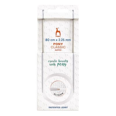 Pony Circular Tunisian Crochet Hooks Double-Ended 2.25mm