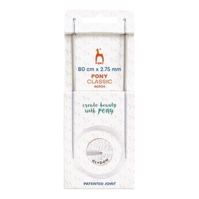 Pony Circular Tunisian Crochet Hooks Double-Ended 2.75mm