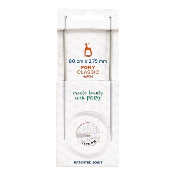 Pony Circular Tunisian Crochet Hooks Double-Ended 2.75mm