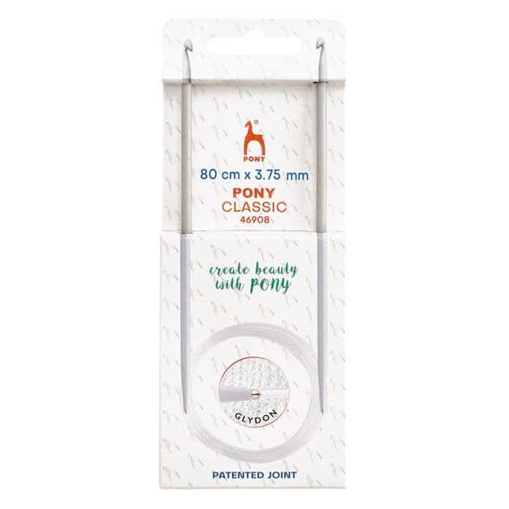 Pony Circular Tunisian Crochet Hooks Double-Ended 3.75mm