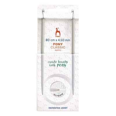 Pony Circular Tunisian Crochet Hooks Double-Ended 4.50mm