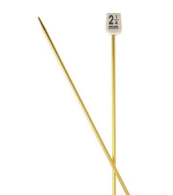 Pony COLOUR Anodised Aluminium 35cm Knitting Needles 2.25mm