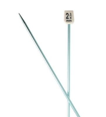 Pony COLOUR Anodised Aluminium 35cm Knitting Needles 2.75mm