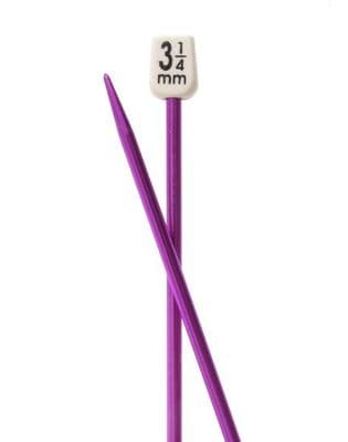 Pony COLOUR Anodised Aluminium 35cm Knitting Needles 3.25mm