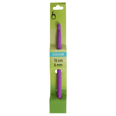 Pony Colour Plastic Crochet Hook 8.00mm Purple