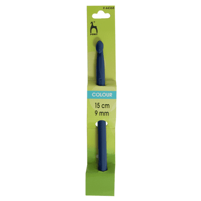 Pony Colour Plastic Crochet Hook 9.00mm Navy Blue