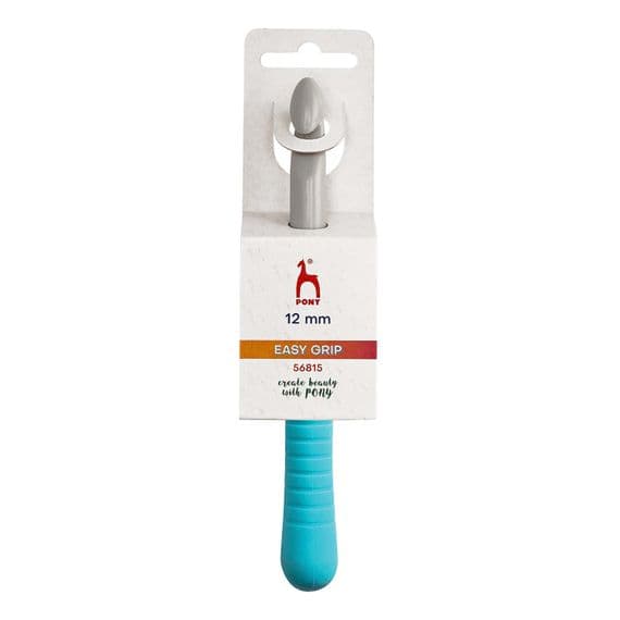 Pony Easy Grip Flat Thumb/Finger Crochet Hook 12mm
