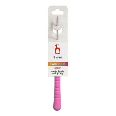 Pony Easy Grip Flat Thumb/Finger Crochet Hook 2.00mm