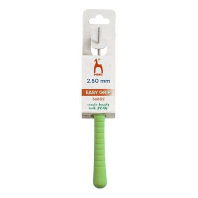 Pony Easy Grip Flat Thumb/Finger Crochet Hook 2.50mm