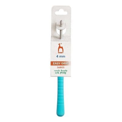 Pony Easy Grip Flat Thumb/Finger Crochet Hook 4.00mm