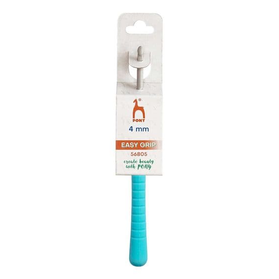 Pony Easy Grip Flat Thumb/Finger Crochet Hook 4.00mm