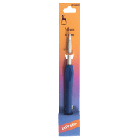 Pony Easy Grip Flat Thumb/Finger Crochet Hook 6.00mm