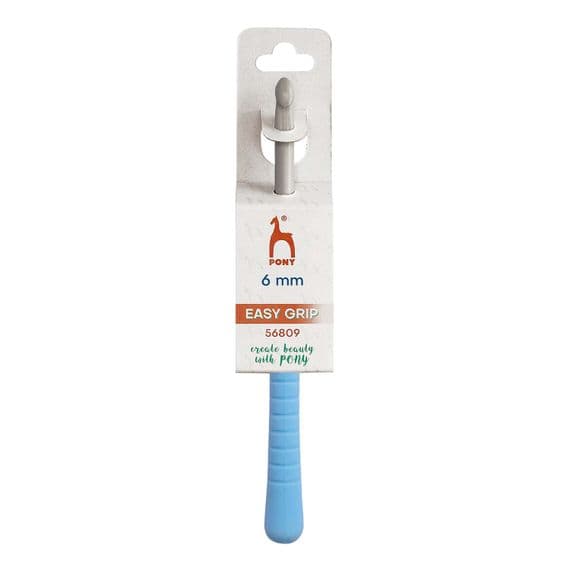 Pony Easy Grip Flat Thumb/Finger Crochet Hook 6.00mm