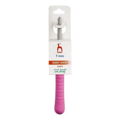 Pony Easy Grip Flat Thumb/Finger Crochet Hook 7.00mm