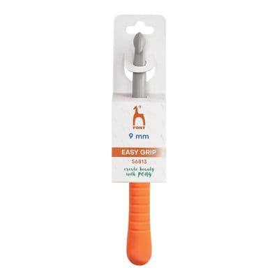 Pony Easy Grip Flat Thumb/Finger Crochet Hook 9.00mm