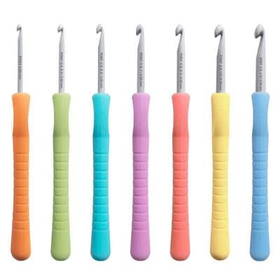 Pony Easy Grip Flat Thumb/Finger Crochet Hooks