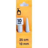 Pony Knitting Needles 25cm Length - 10mm