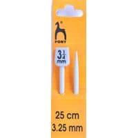 Pony Knitting Needles 25cm Length - 3.25mm