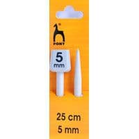 Pony Knitting Needles 25cm Length - 5.00mm