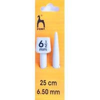 Pony Knitting Needles 25cm Length - 6.50mm