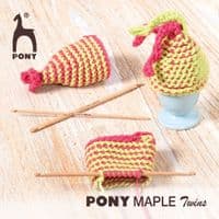 Pony Maple Double Ended Crochet Hook Set Wooden 30526