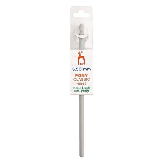 Pony Plastic Crochet Hook 5.50mm