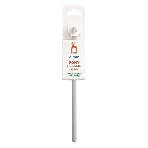Pony Plastic Crochet Hook 6.00mm