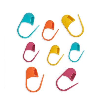 Pony Safety Locking Stitch Markers – Assorted Pack of 15