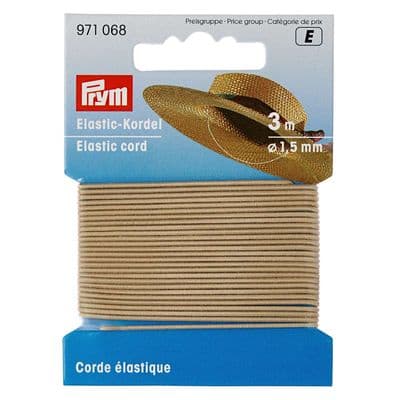Prym ELASTIC CORD 3m x 1.5mm BEIGE