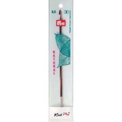 Prym Natural Tunisian/Afghan Crochet Hook 3.00mm