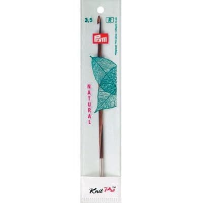 Prym Natural Tunisian/Afghan Crochet Hook 3.50mm