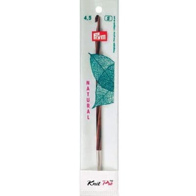 Prym Natural Tunisian/Afghan Crochet Hook 4.50mm