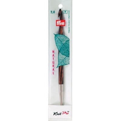 Prym Natural Tunisian/Afghan Crochet Hook 7.00mm