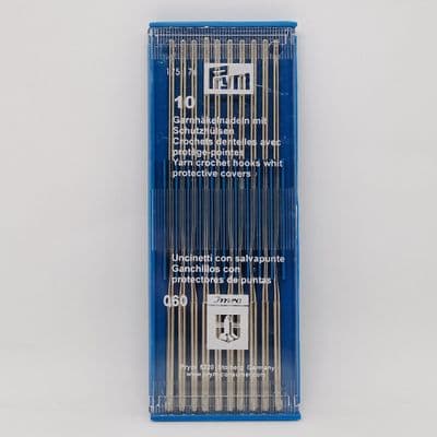 Prym Steel Crochet Hooks 0.60mm x 10