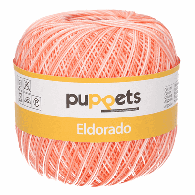 Puppets Eldorado Multicolour No.10 Crochet Cotton 032 Peach