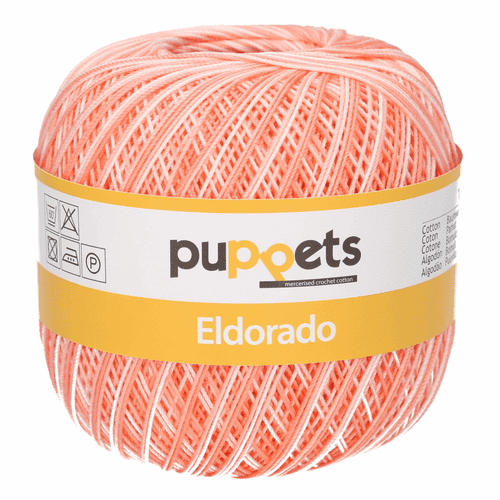 Puppets Eldorado Multicolour No 10 Crochet Cotton 032 PEACH