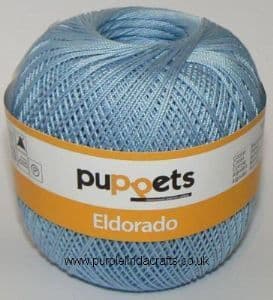 Puppets Eldorado No.12 Crochet Cotton 4280 Pale Blue 50g