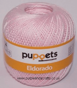 Puppets Eldorado No.12 Crochet Cotton 7510 Pale Pink