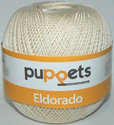 Puppets Eldorado No.12 Crochet Cotton 8926 Cream