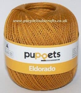 Puppets Eldorado No.12 Crochet Cotton 9532 Gold 50g