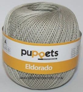 Puppets Eldorado No.6 Crochet Cotton 4212 Grey 50g